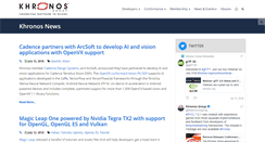 Desktop Screenshot of khronos.org