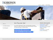 Tablet Screenshot of khronos.ch